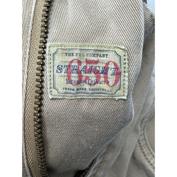 Polo Ralph Lauren Men's 650 Straight Leg Beige Denim Jeans - Size 36x33.5 - Picture 8 of 8